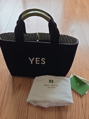 Vintage Kate Spade YES/NO Mini Tote
